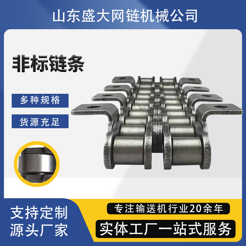 非标链条 201,304,316,输送机提升机用非标不锈钢异形链条