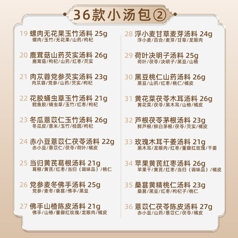 汤料包小包源头厂家批发广东煲汤材料药膳养生炖汤店餐饮商用汤包|undefined