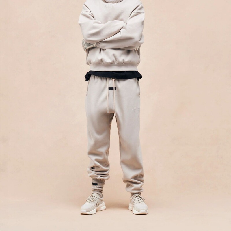 fog23 Autumn New style trousers letter silicone loose high street youth casual autumn and winter drawstring sports pants trendy men