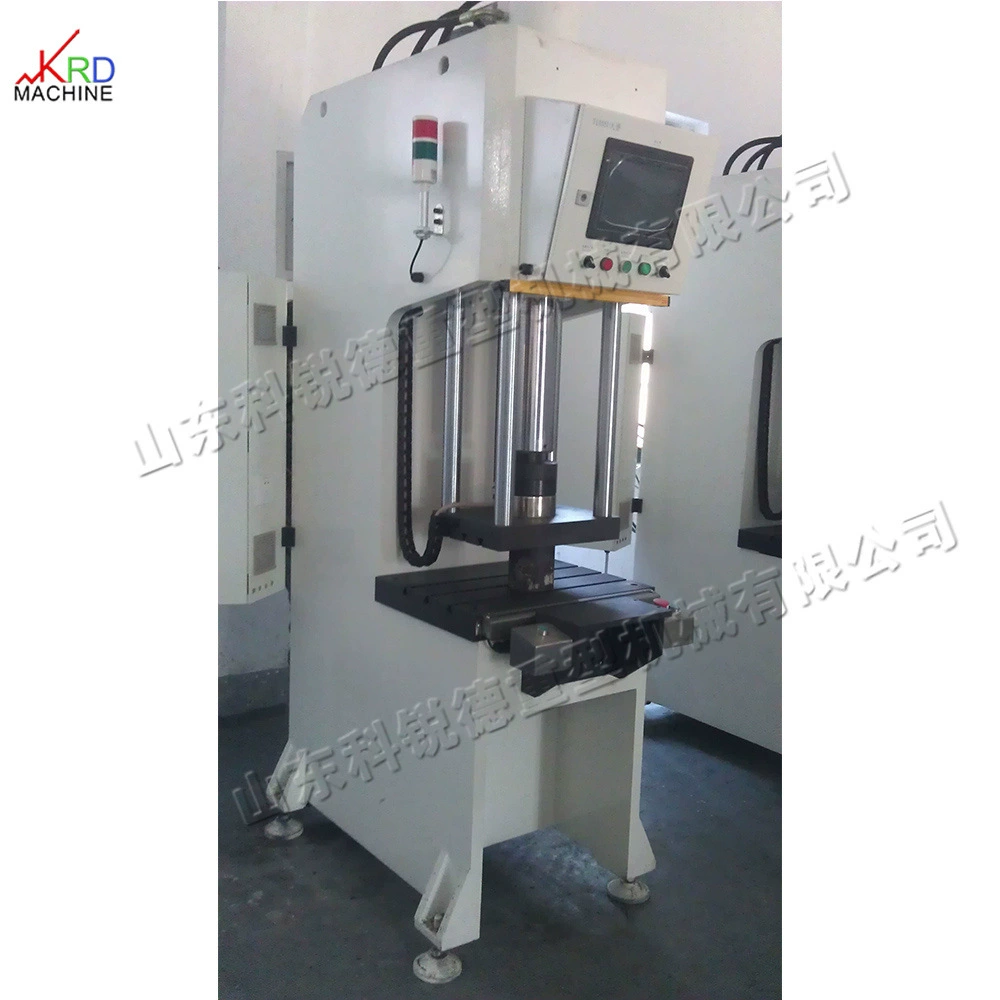 Одноколонный вертикальный подшипниковый прижимной машины для небольших деталей оборудования Полуавтоматическое гидравлическое прессовое оборудование