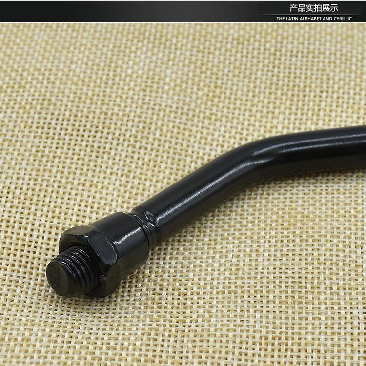 Men's Motorcycle 10mm Front Silk Rearview Mirror Hj125 Reversing Mirror Suitable for Suzuki King Daozai Gs125 Reflector