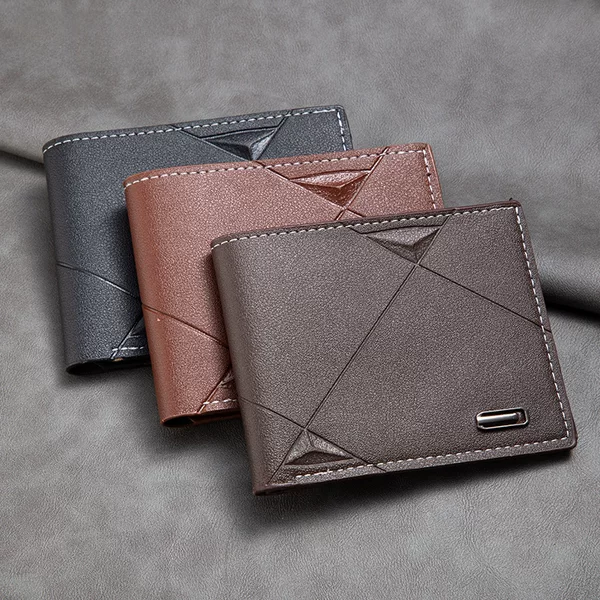 Amazon Coin Purse Rfid Business Casual Men's Wallet Large Capacity Waterproof Card Holder Anti-Theft Credit Card Holder