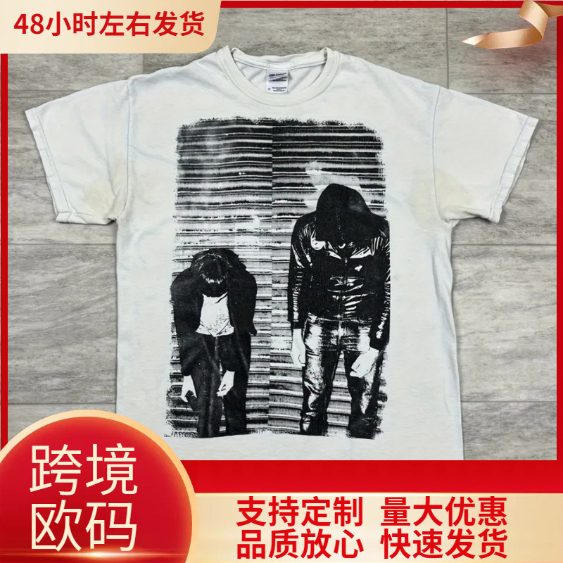 Retro Crystal Castle Band Album Men's T-shirt, New Summer Style, Unisex Casual Fashion T-shirt, White Retro Crystal Castle Band Album Men's T-shirt, New Summer Style, Unisex Casual Fashion T-shirt, White