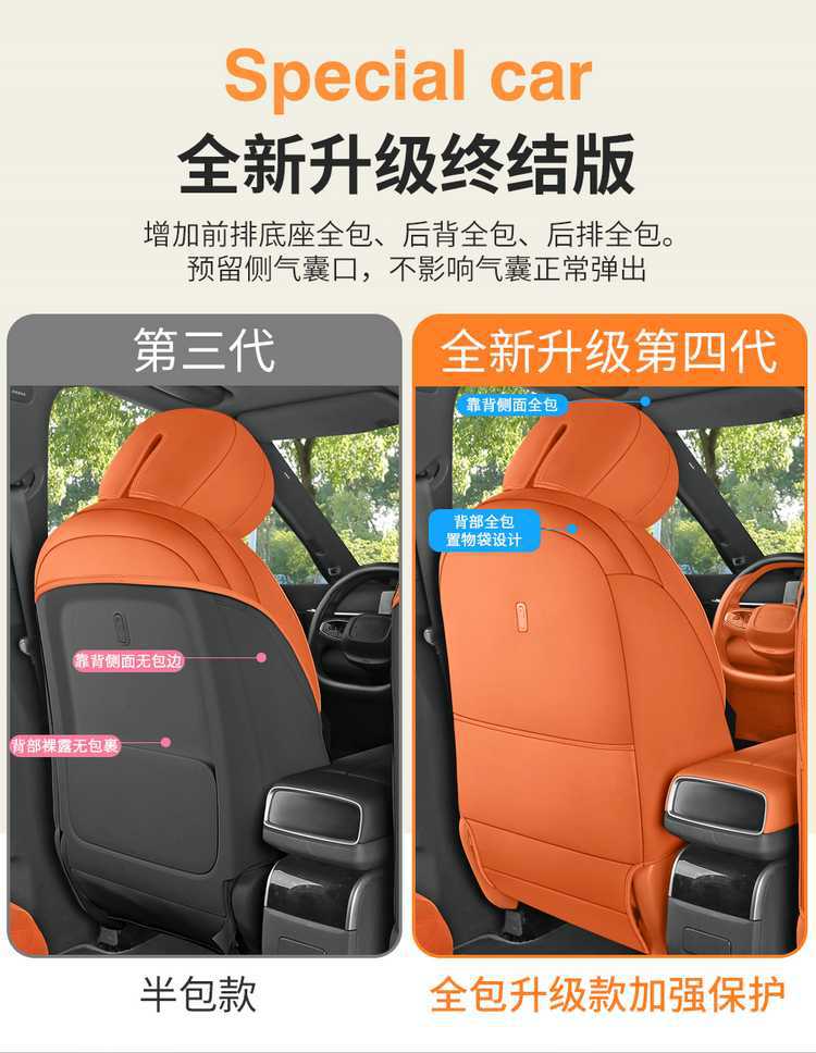 Special seat covers for Dongfeng eπ008, 2026 new model car seat cushions, suede saddle cushions, all-season seat covers