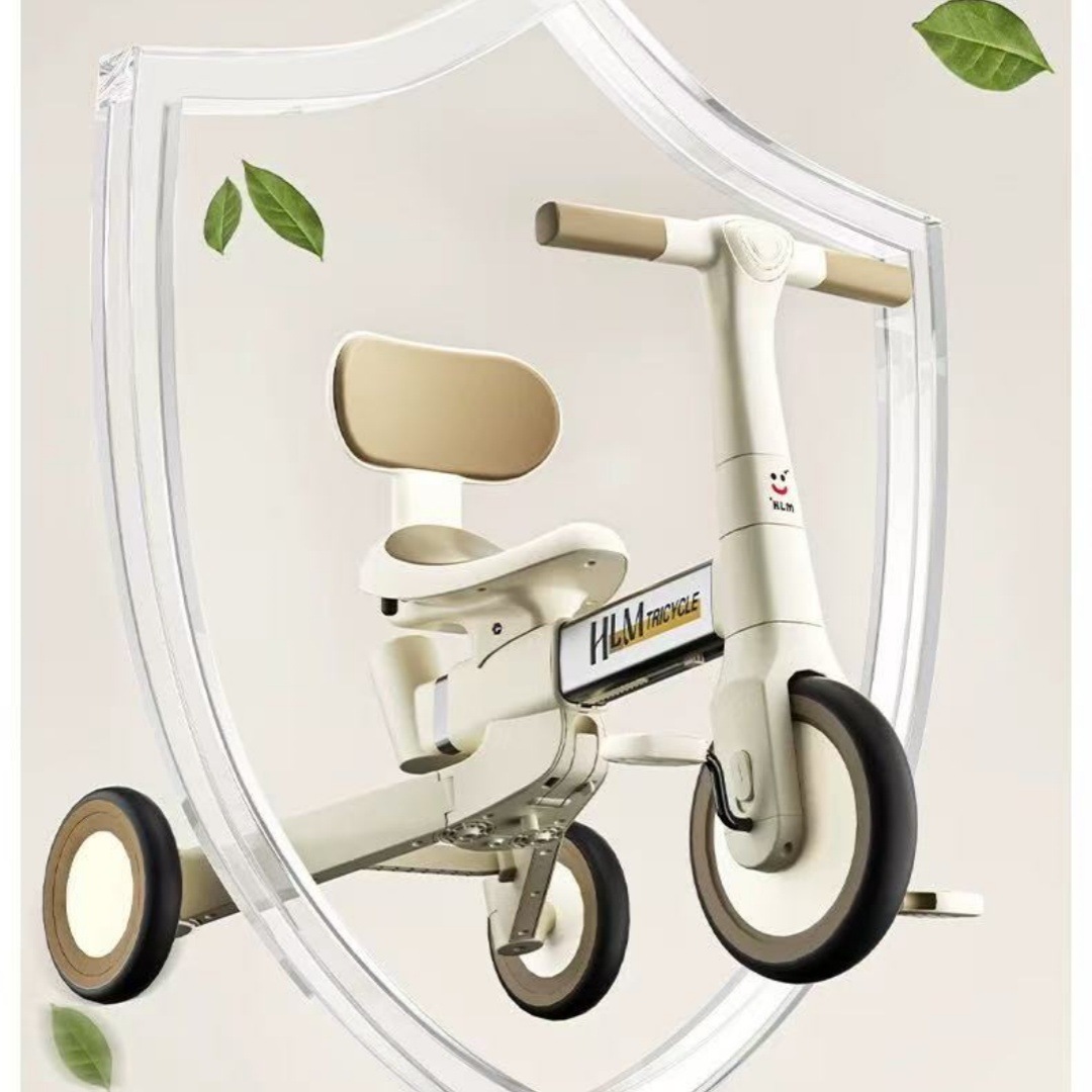 Triciclo infantil con artefacto de pedales caminador para niños 2–5 años uso exterior con barra de empuje