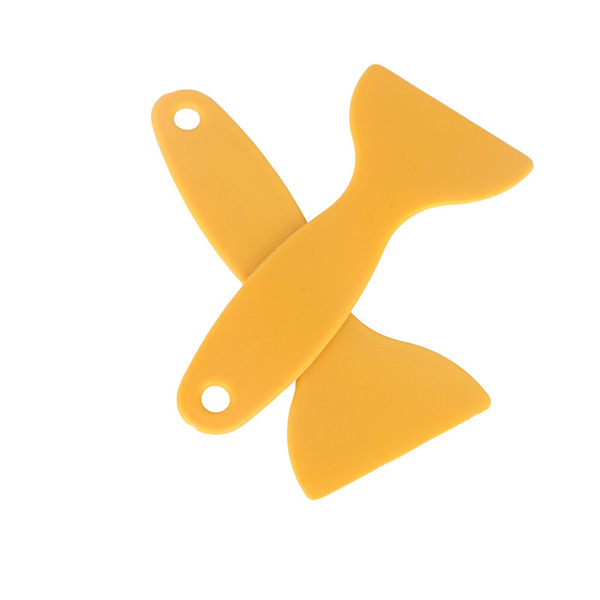plastic triangular sticker