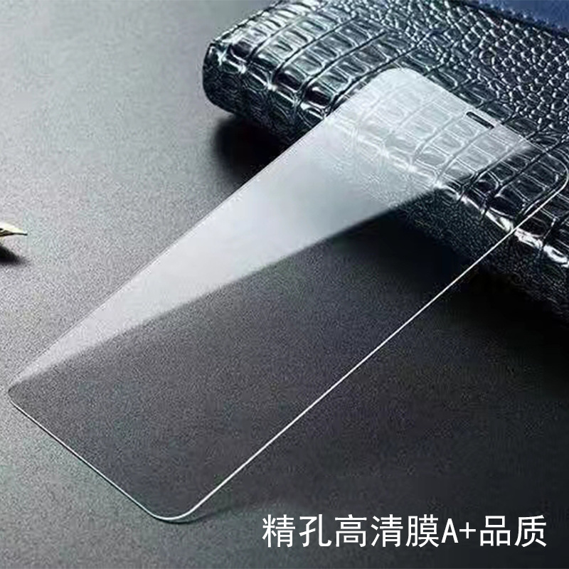 Suitable for Apple 17 Tempered Film, 13 High-Definition Half-Screen Large Arc, 15 Transparent iPhone 16 Pro No Black Border Phone Film