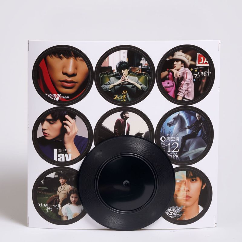 スポット NFC 誘導冷蔵庫ステッカーミニビニール CD レコードカスタマイズ可能な写真磁気音楽壁クリエイティブギフト|undefined