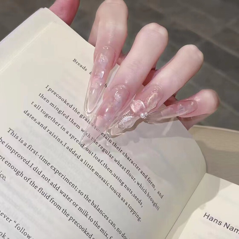 【Rosemary】Purely handmade wearable nails that enhance skin tone and give a delicate, high-end feel, pure handmade nail patches 【Rosemary】Purely handmade wearable nails that enhance skin tone and give a delicate, high-end feel, pure handmade nail patches