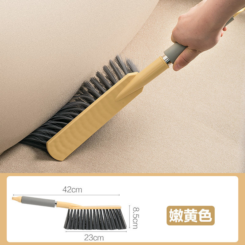 床刷批发扫床刷子家用床刷不锈钢长柄家用清洁学生宿舍扫床软毛刷|undefined