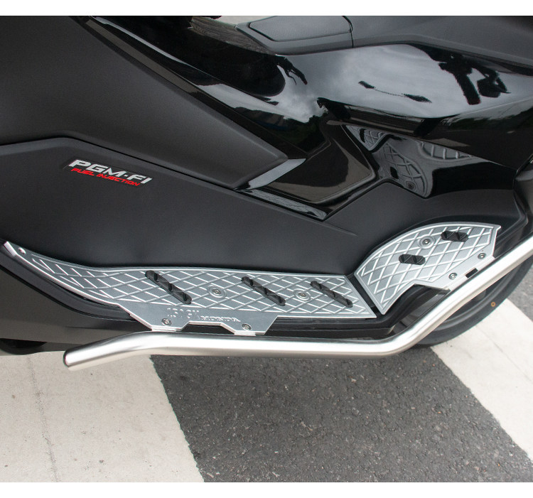 Suitable for Xin Da Zhou Honda Ns150Gx Modified Aluminum Alloy Footrests, Stainless Steel Guard Bars, Thickened Anti-Fall Protection