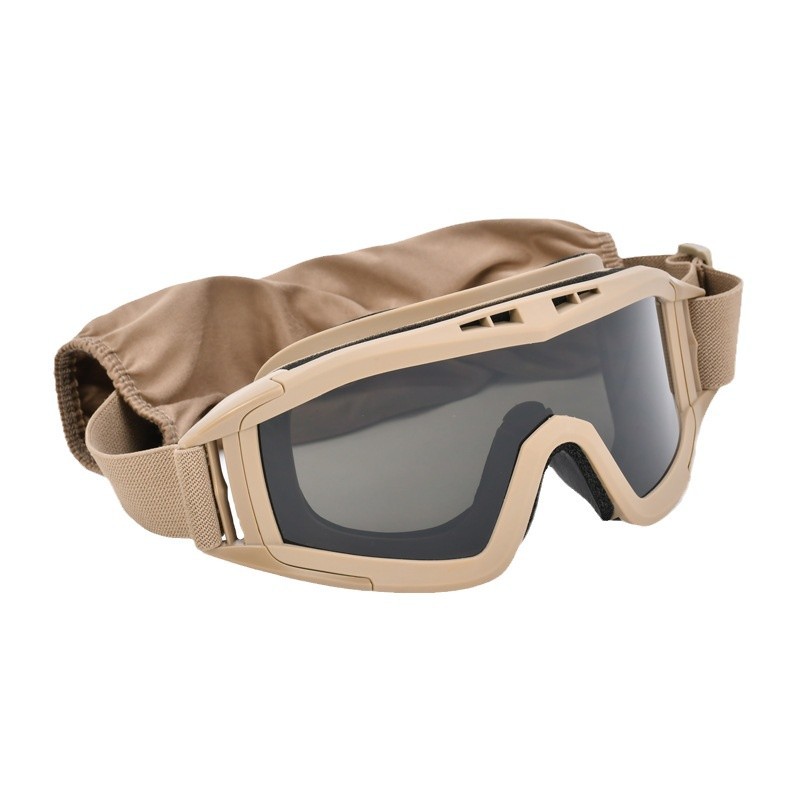 Gafas Tácticas de Protección TPU y PC Resistentes al Impacto para Tiro CS