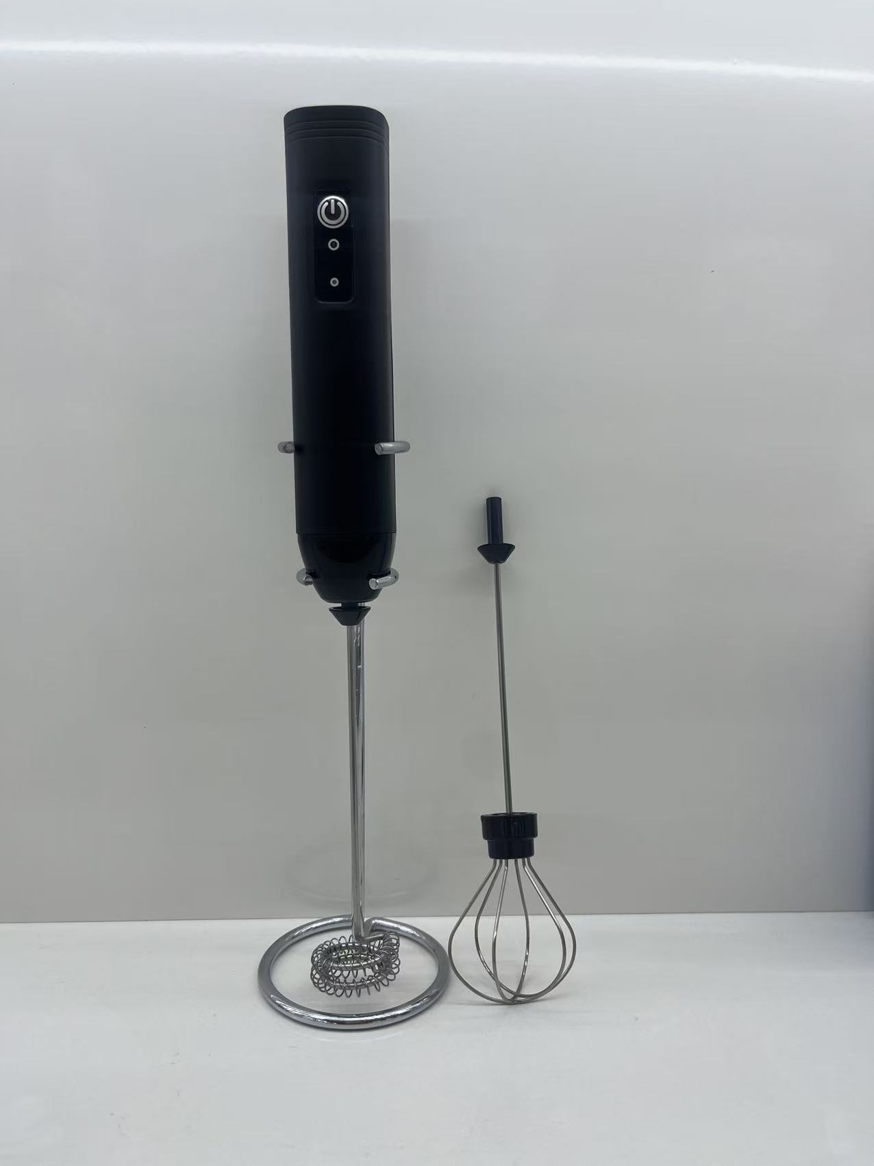 D06黑色雙頭支架款 / 3W奶泡器電動打蛋器