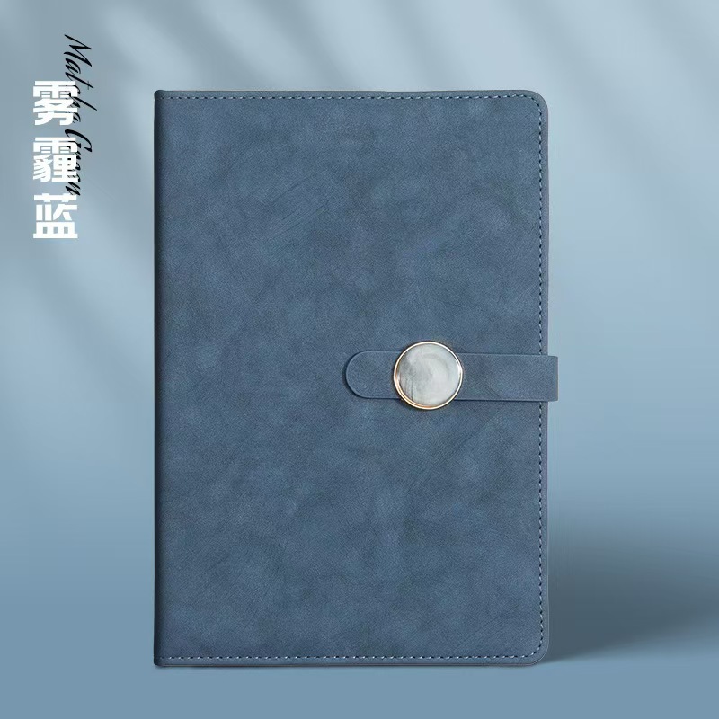 Caja de regalo de cuaderno de negocios A5 con alto valor de cara, nota de la oficina de la empresa, regalo de mano para imprimir logotipo