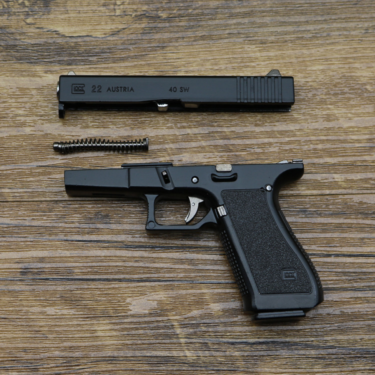 1：2.05合金枪迷你普通G22格洛克枪模型金属玩具儿童不可发射|undefined