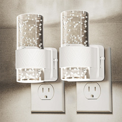 新しいアクリル LED ナイトライト自動感知雰囲気ライトハイエンド調整可能な光と暗さのプラグインギフトライト