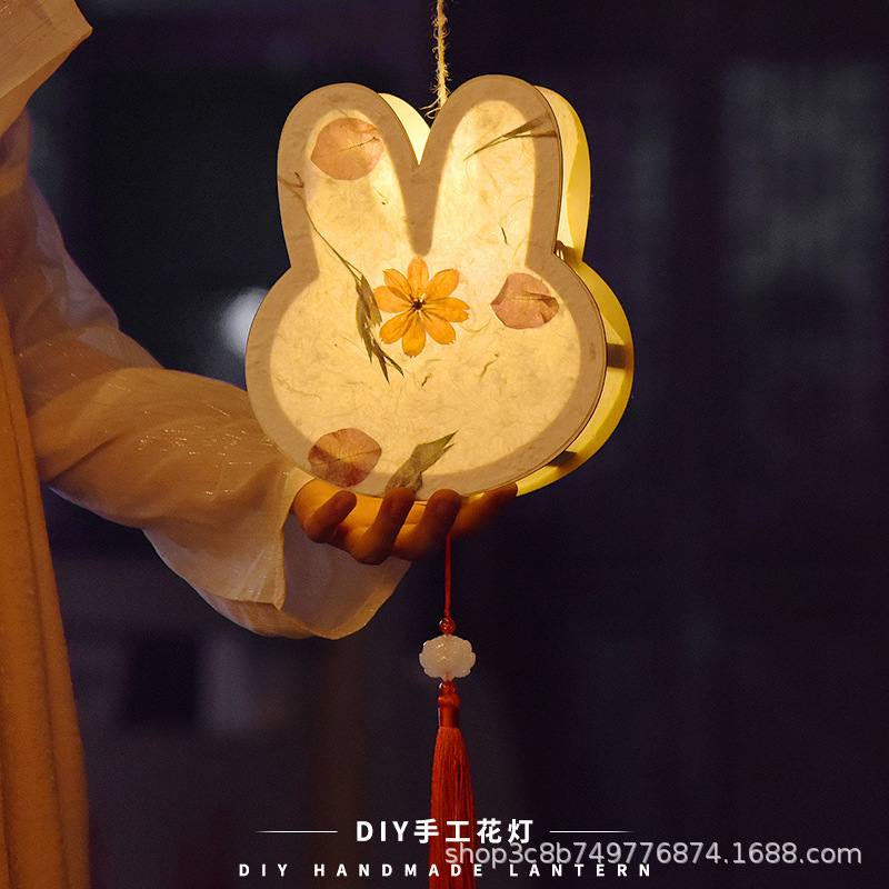 2026 Mid-Autumn Festival Lanterns, Children's Rabbit DIY Handmade Material Kit, Portable Glowing Ancient-Style Palace Lantern 2026 Mid-Autumn Festival Lanterns, Children's Rabbit DIY Handmade Material Kit, Portable Glowing Ancient-Style Palace Lantern
