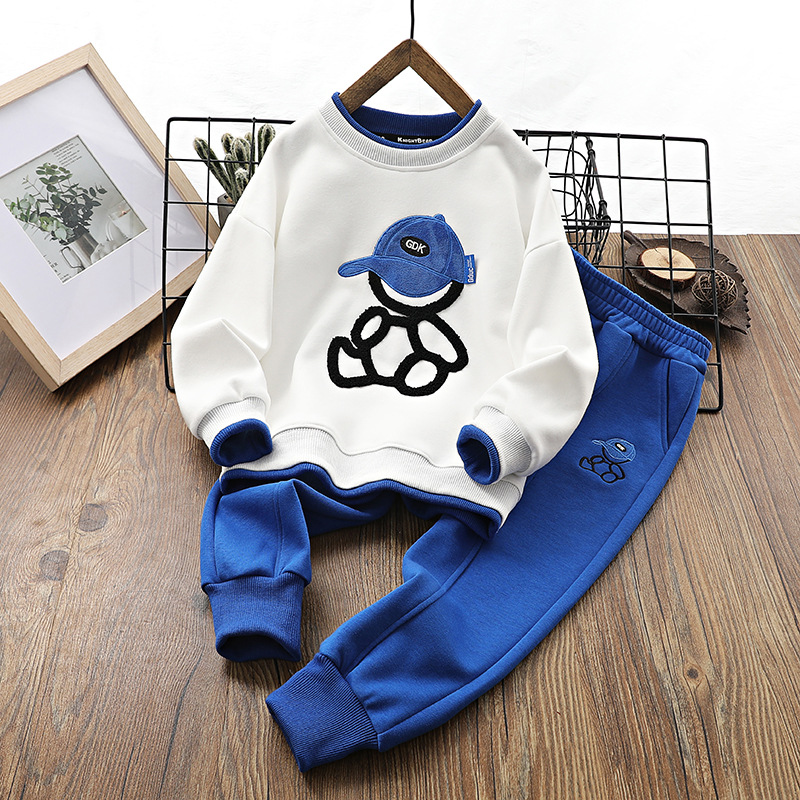 Boys' Set 2023 Autumn New Girls' Explosive Street Big Children's Spring Clothing_voghion.com