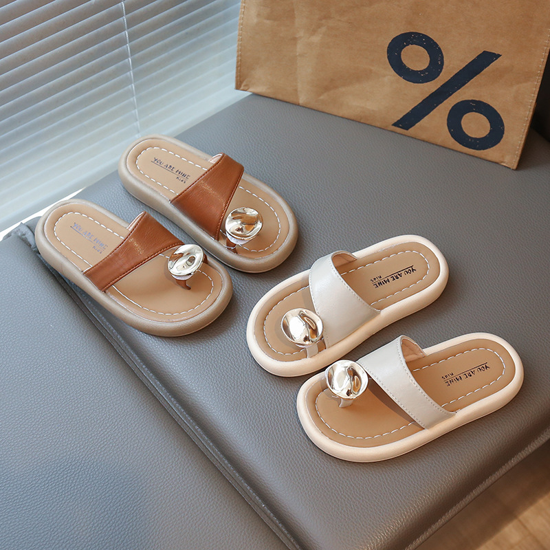 Children's Slippers 2026 Hot Style Princess Summer Fashionable Girls' Outdoor Wear Baby Fashion Soft-Soled Korean Style Non-Slip