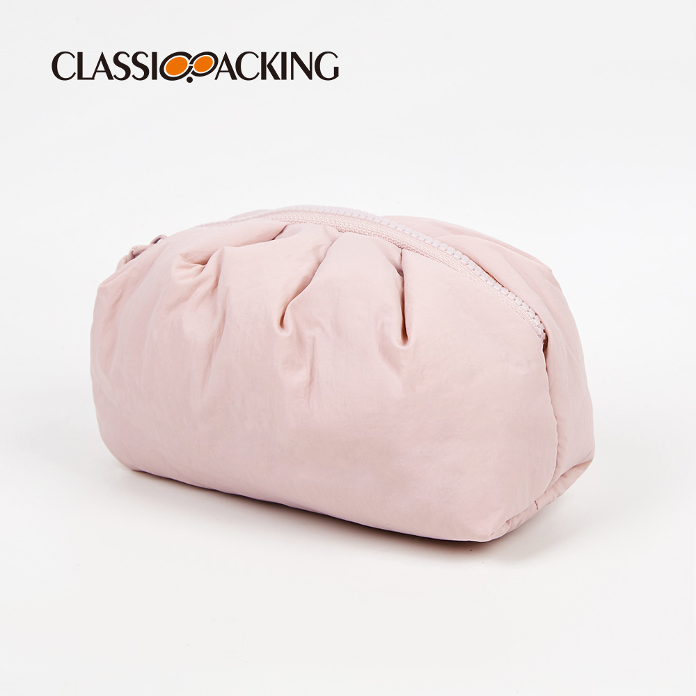 Bolsa de cosméticos de almacenamiento al por mayor de fábrica, bolsa de viaje portátil, bolsa de cosméticos pequeña suave y fresca a prueba de agua, bolsa de lavado