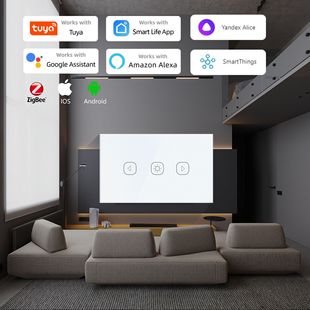 US regulations Zigbee smart touch dimmer switch panel alexa voice remote control graffiti APP smart