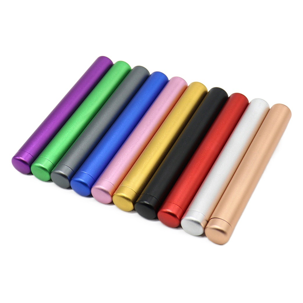 Aluminum Alloy Yuantong double-headed twist cover cigar tube 11CM waterproof anti-pressure moisturizing cigarette paper sealed storage storage tube