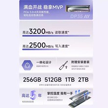 ���ð�.����DP35 ssd��̬Ӳ��256G����NVMeЭ��M.2̨ʽ���ԱʼǱ�