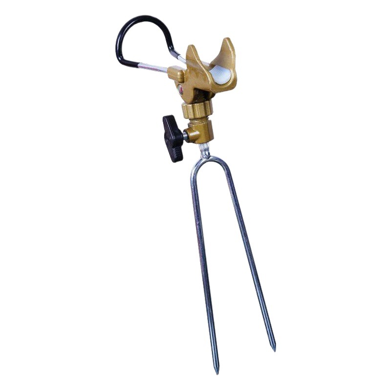 ABS Self-locking Bracket Adjustable Angle Wild Fishing Rod Stand Hand-sea Dual-purpose Rotating Metal Insertion Battery Bracket