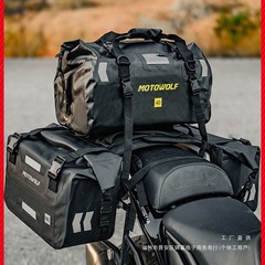 オートバイ防水パニアバッグ、オートバイライダー用品、テールボックス、ヘルメットバッグ、ライディングラゲッジバッグ、長距離オートバイ後部座席サイドバッグ