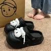 11 pure black [rope buckle strap eyes]