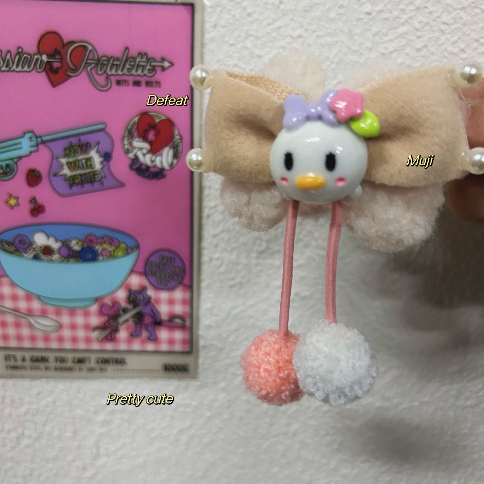 Caricatura coreana para niños no daña toallas de cabello anillo de cabello de peluche invierno arco lindos bola cabeza de caballo adornos