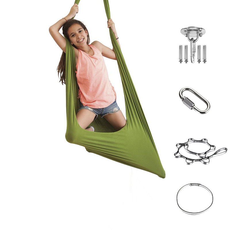 Factory Direct Sales In-Stock Indoor Children's Swing, Outdoor Hammock, Hanging Chair, Sensory Yoga, Sensory Children's Play Equipment