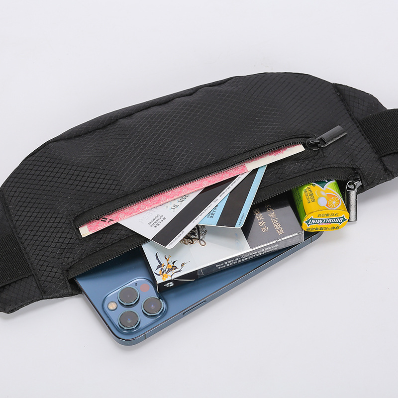 New large capacity outdoor fitness mobile phone bag mini close-fitting Marathon Sports waist bag storage bag wholesale