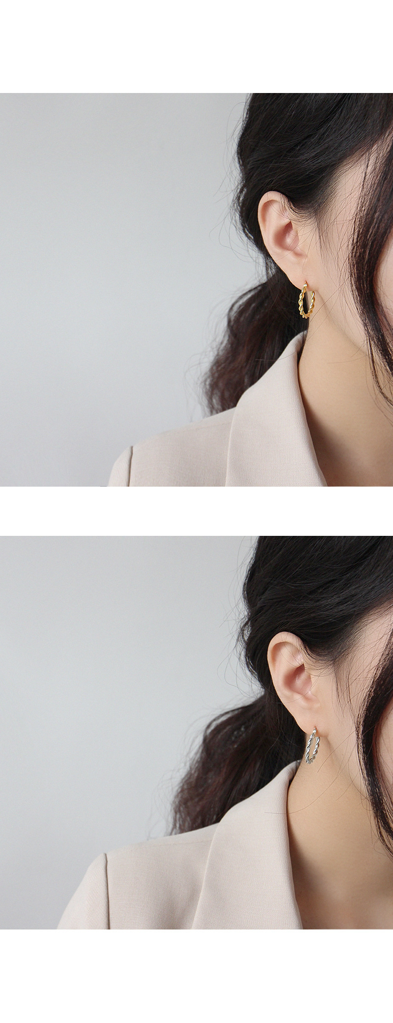 simple twist earrings fashion personality earrings ear bucklepicture3