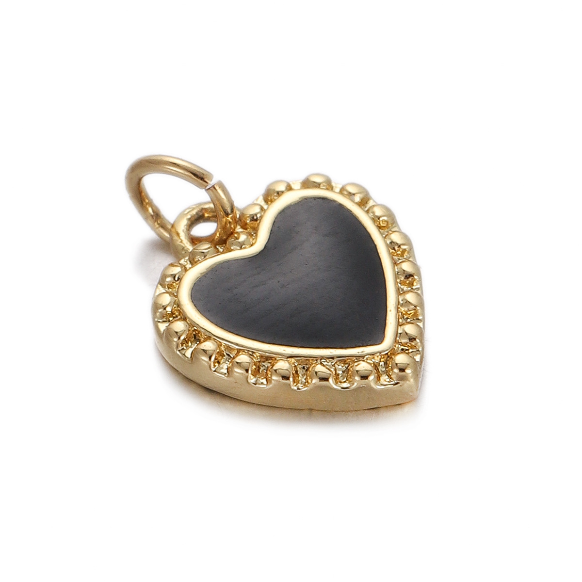 4g Weight Pendant Jewelry Making Type Gold Plated Plating Material 1 Piece Quantity Daily Occasion Copper Material Star, Heart Shape Pattern Women's Gender Enamel Design Simple Style Style 1 Piece Copper Gold Plated Star Heart Shape Pendant 18