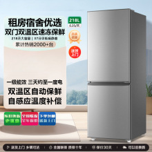 节能小冰箱双门冰箱小型一级能耗办公室宿舍出租房冰箱冷冻冷藏