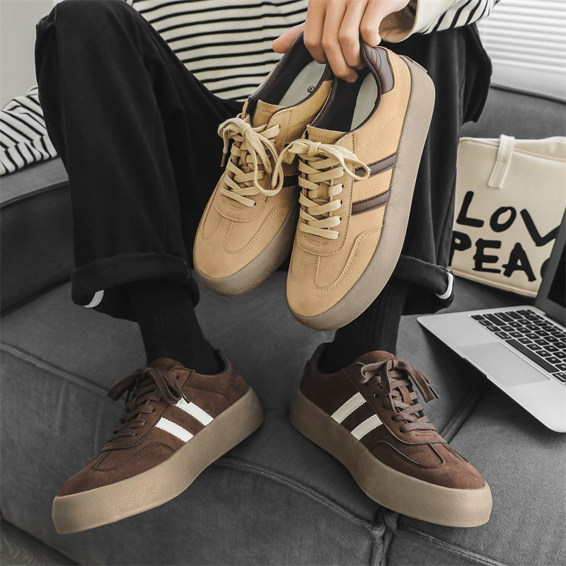 Немецкие кроссовки на толстой подошве, Спортивные Повседневные кроссовки, мужские осенне-зимние новые классические универсальные модные кроссовки с вышивкой для пар