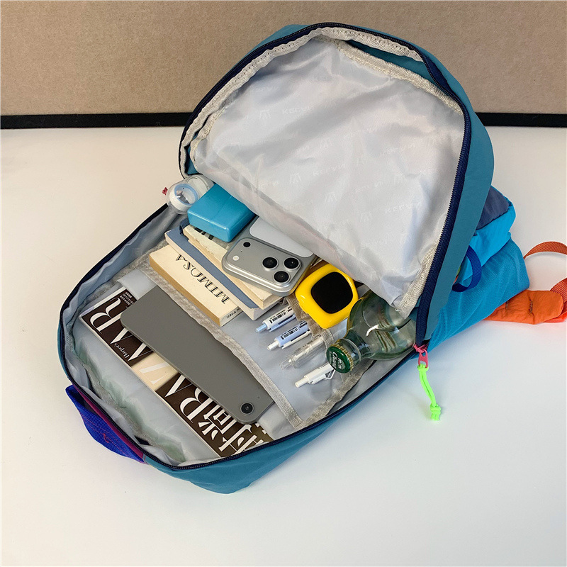 Rainbow Dopamine Series Summer Children's Casual Backpacks for Boys and Girls, School Class, Outdoor Outings, and Picnic Backpacks
