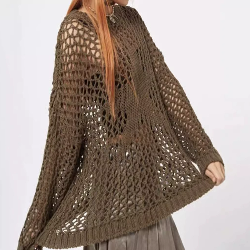 Внешняя торговля Трансграничная Европа, Европа и Амазонка производитель с круглым вырезом пуловер с длинными рукавами