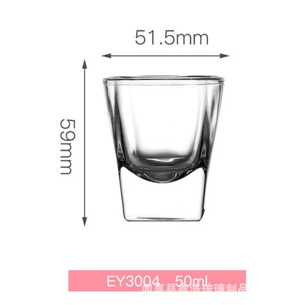 青のリンゴのガラスの小さい杯の白い杯の酒の壺の酒の杯の小さい一口の杯の酒の器は強い酒のスーツを飲んで卸売りします。|undefined