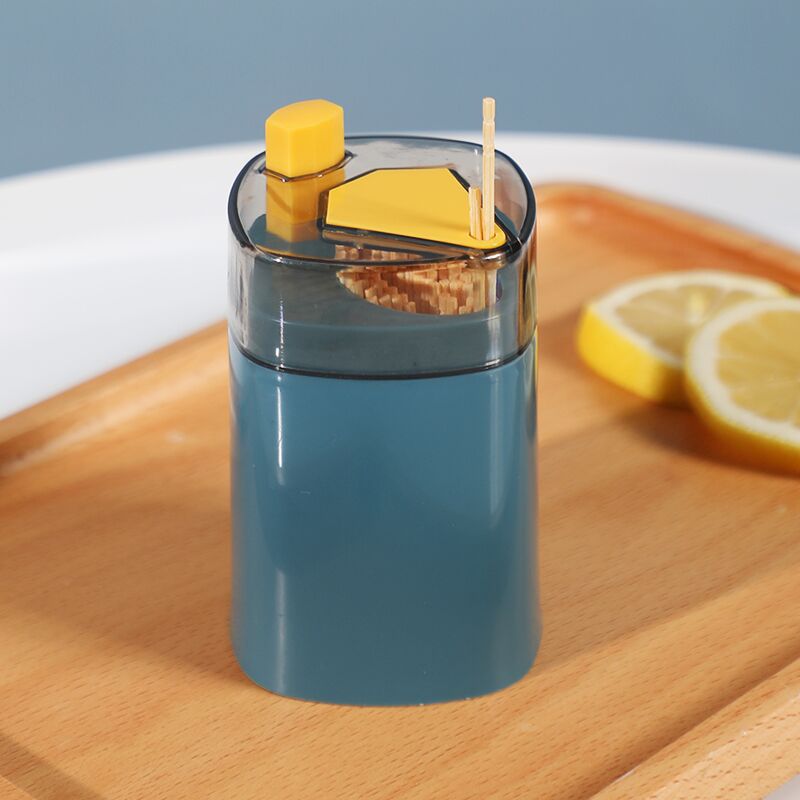 Palillo de dientes prensa caja de palillo de dientes emergente automático creativo restaurante nórdico ins titular de palillo de dientes personalizado tarro de palillo de dientes doméstico