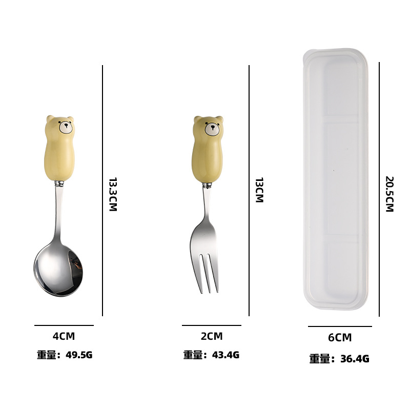 미샤오슝 스푼과 포크 세트