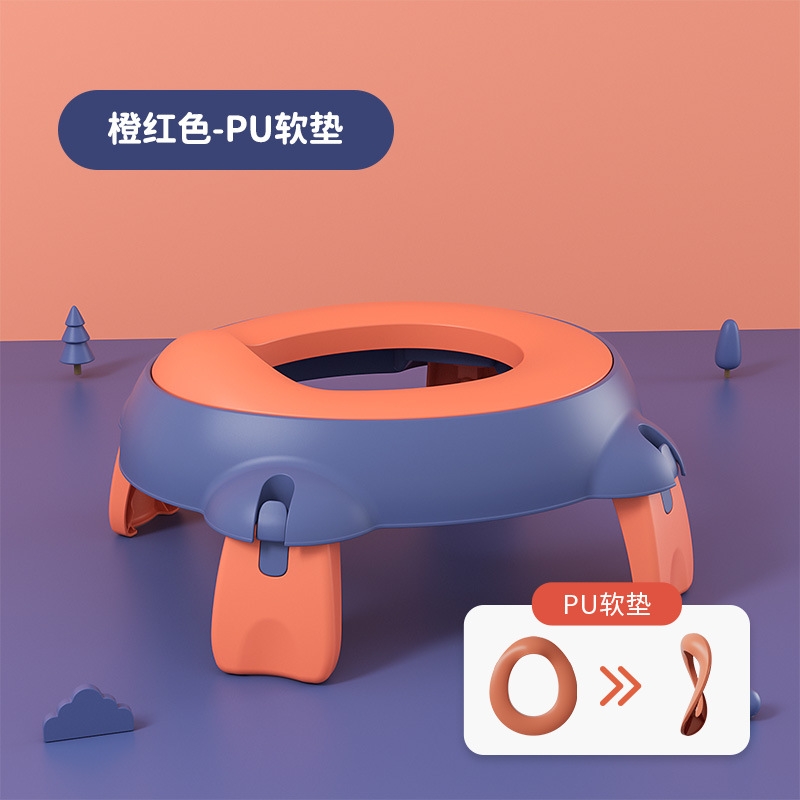 Inodoro plegable portátil para niños inodoro de Emergencia Móvil para bebés macho y hembra orinal al aire libre sin limpieza