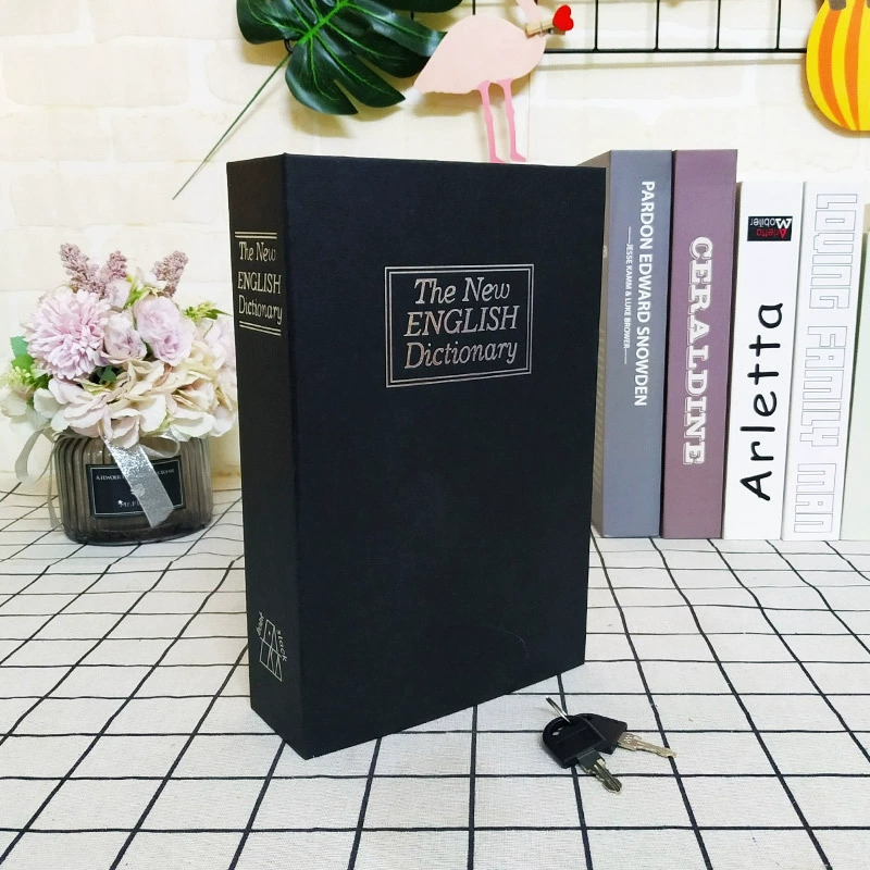 Пластиковый реалистичный сейф в виде книги, копилка, английский стиль