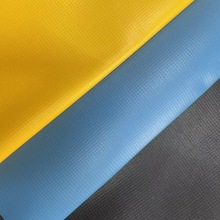 厂家复合PVC夹网布500D刀刮箱包布防水包无白痕户外防晒用品高频