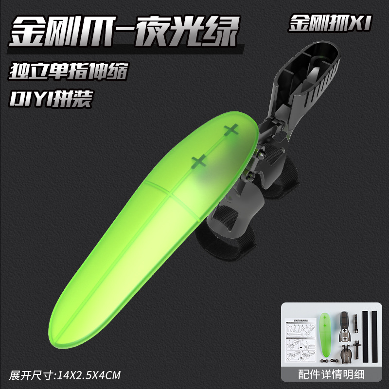 Nocturno explosivo garra lobo retráctil garra mecánica descompresión creativa de juguetes para niños cabello