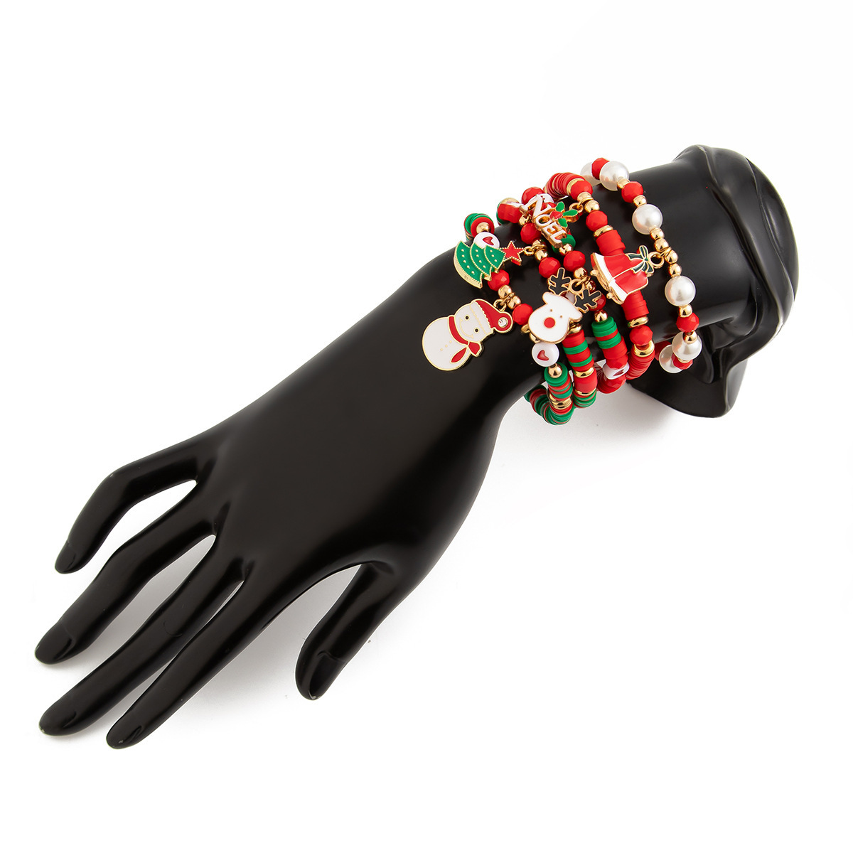 47g Weight Christmas Festival Women's Gender Cute Style Cute Beaded Bracelets Wholesale 10