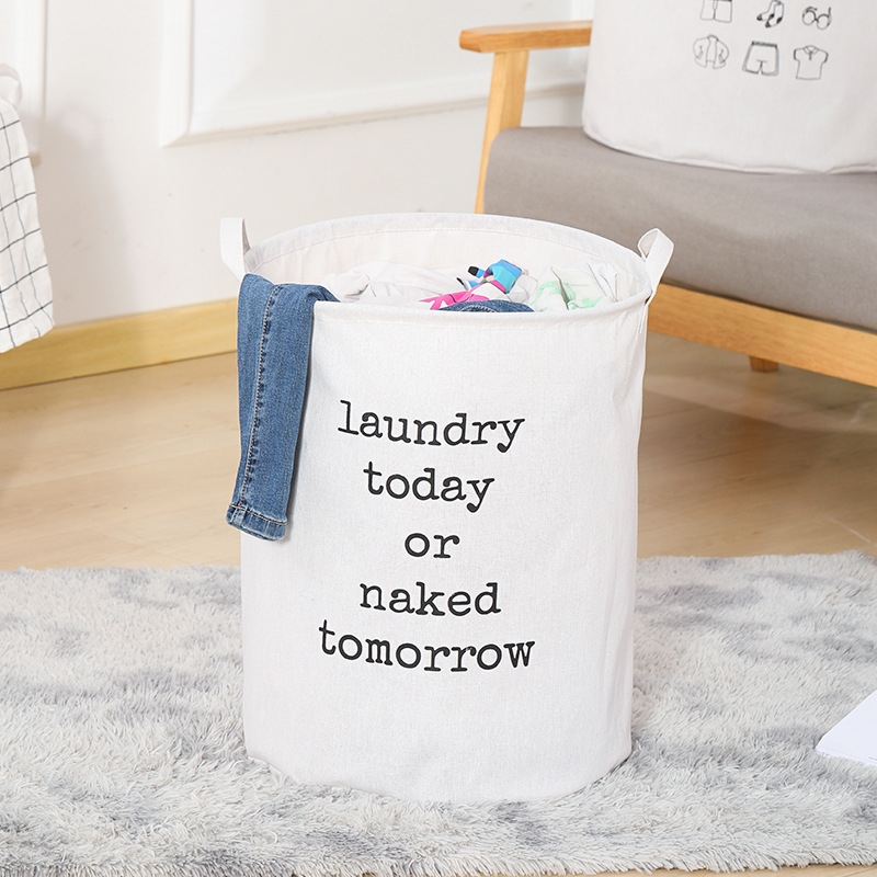 Household large capacity toy storage bucket for dirty clothes storage basket foldable waterproof hampers laundry basket