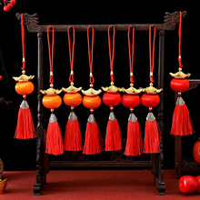 2025新款乔迁新居小柿子串挂件室内客厅布置过新年装饰品灯笼挂件