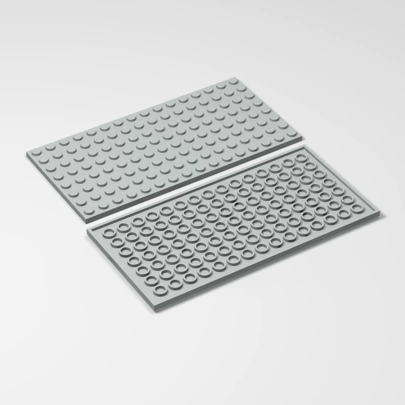 Базовые детали 8×16 совместимы с конструктором 1 кг
